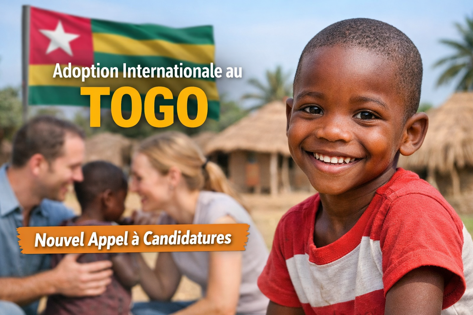 Nouvel appel à candidatures pour l’adoption au Togo